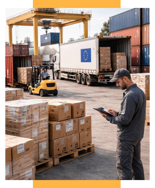 Доставка грузов из Европы от 12329 р., логистика СетСервис-Нвк