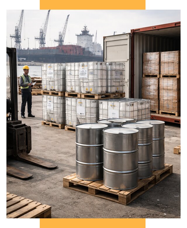 Доставка химического сырья из Индии от 256850 р. | СетСервис-Нвк