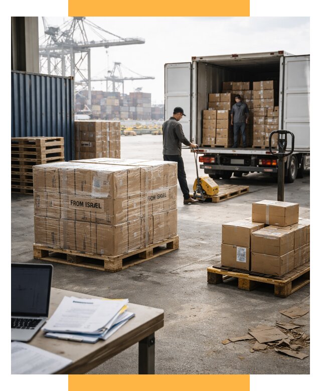 Доставка грузов из Израиля от 15411 р., логистика от СетСервис-Нвк
