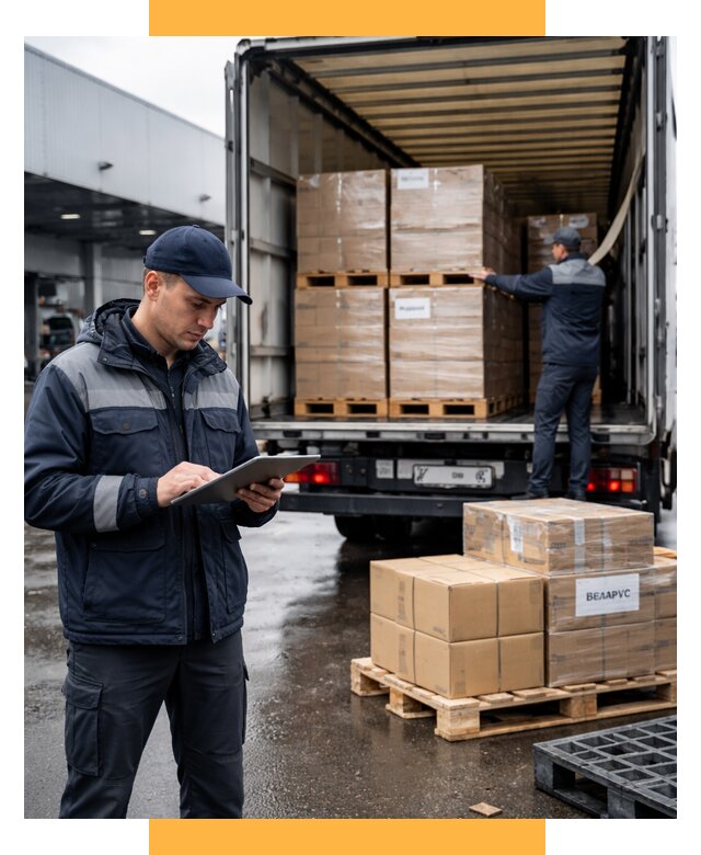 Доставка грузов из Беларуси от 15411 р. логистика СетСервис-Нвк