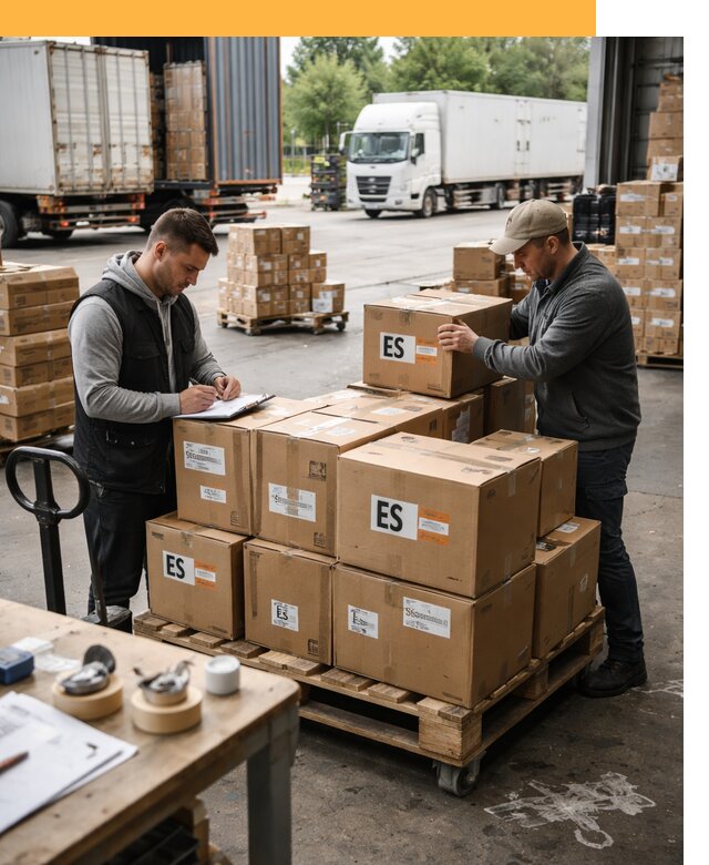 Доставка грузов в Испанию автотранспортом от 35959 руб