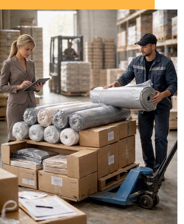 Перевозка текстиля по миру от 15411 руб. с таможней и страхованием