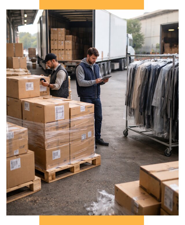 Перевозка и доставка одежды из Китая от 7706 р., СетСервис-Нвк