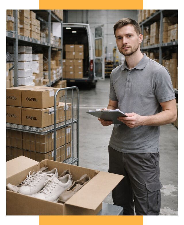 Доставка обуви из Китая и Турции от 4623 р. СетСервис-Нвк