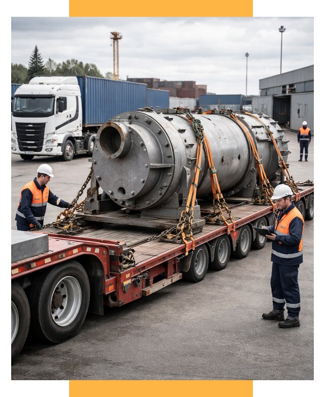 Перевозка тяжеловесных грузов под ключ от 154110 р. | СетСервис-Нвк