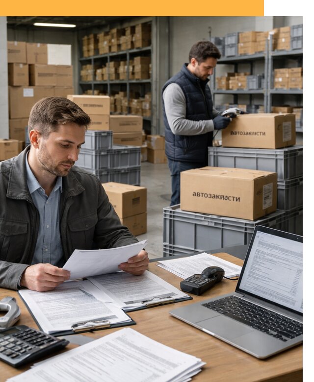 Таможенное оформление автозапчастей по выгодным тарифам от 8733