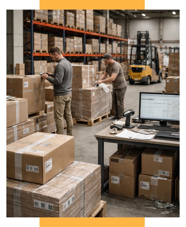 Склад консолидации в Европе от 6678 р., услуги СетСервис-Нвк